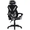 Image de Amstrad AMS-SNIPER Fauteuil / Chaise / Siège Gamer noir & design camouflage - Tissu en maille respirante - Neuf