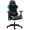 Image de Fauteuil Gamer Amstrad AMS-LED-FUSION-BK LED 366 effets Télécommande Dossier inclinable Noir - Neuf