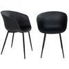 Image de Fauteuils - House Nordic - 4 Fauteuils En Polypropylène Noir - Extérieur - Contemporain - Durable