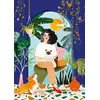 Image de Pièces de Puzzle & Paix   Jardin Bleu   1000 pièces