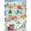 Image de Pieces & Peace Puzzle Weihnachten Le Village Enchanté de Noël - 2000 Teile