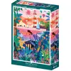 Image de Pièces de Puzzle & Paix   Fonds Marins Colorés   1000 pièces