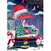 Image de Pieces & Peace - Puzzle de Noël « Le village enneigé du Père Noël » - 500 pièces