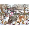 Image de Puzzle ALIPSON Deux bonshommes de neige 500 poupées