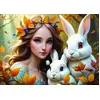 Image de ALIPSON Puzzle Dvka et lapins 500 poupées