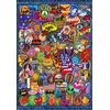 Image de Alipson Puzzle Jeu de pose Patch Crazy 1000 pièces coloré Jouet