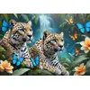 Image de Alipson Puzzle Puzzle Two Leopards - 1000 pièces - Jouets colorés