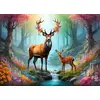 Image de Alipson Puzzle Jeu de construction Cerf Majestueux 500 pièces multicolore