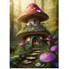 Image de Alipson Puzzle Jeu de pose Underwood Mushroom House 500 pièces Jouet