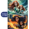 Image de Alipson Puzzle Puzzle 2-en-1 L'Eau et le Feu mère et fille 2500 pièces