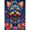 Image de Alipson Puzzle - Puzzle de chien Flowerland pour enfants - Jouets éducatifs