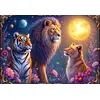 Image de Alipson Puzzle Chat Feline Cosmos - Jeu de construction pour enfants