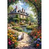 Image de Alipson Puzzle Arc de fleurs Cottage - Puzzle pour enfants avec motif de fleurs