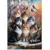 Image de Puzzle Alipson « Chats en hiver » - 1 000 pièces - Carton