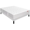 Image de Ensemble Epeda L'Ailleurs + Sommier Escale Confort Ferme+ Pieds 160x200 - Double Sommier Ressorts