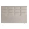 Image de Tête De Lit Bultex Graphea Gale 160x120x12 Cm Galet Tissu Rembourré Matelassé