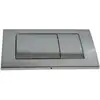 Image de Plaque De Commande Antivandalisme Wc Regiplast Cesame Double Volume, Métal Chromé