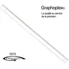 Image de Graphoplex - Règle Transparente 1 Biseau + Bosselage 75 Cm