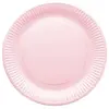 Image de Paquet de 10 Assiettes LaquÃ©es 22,7cm en carton, Rose pastel