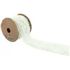 Image de Large Ruban dentelle 5cm x 3m blanc