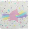 Image de Paquet de 20 SERVIETTES Licorne 33 x 33cm