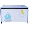 Image de Coffre À Jouets En Bois Thème Espace Et Fusées