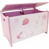 Image de Coffre Fun House Licorne Rose Blanc Bois
