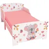 Image de Les Tendances   Lit Enfant Cally Mimi Koala 140 X 70 Cm   Structure En Mdf Laqué   Décorations Fleurs Et Koala   Sécurisé Avec Demi-panneaux Latéraux