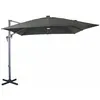Image de Parasol Déporté Inclinable Nh 2,7 X 2,7m - Gris/gris - Avec Led - Manivelle Grade 6 - Proloisirs