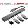 Image de ADVANCE HUB en aluminium Type-C: 3 ports en USB2.0, 1 port microSD - Neuf