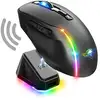 Image de Spirit of Gamer S-EM50BK souris Gaming Droitier RF Wireless + Bluetooth + USB Type-C Optique 8000 DPI - Neuf