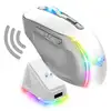 Image de Spirit of Gamer S-EM50WT souris Gaming Droitier RF Wireless + Bluetooth + USB Type-A Optique 8000 DPI - Neuf