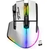 Image de Spirit of Gamer PRO M5 ARTIC WIRELESS, droitier, optique, RF sans fil + Bluetooth + USB Type-C, 8000 DPI, blanc