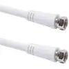 Image de Erard 5501 câble coaxial 2 m F Blanc - Neuf