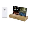 Image de La Crosse Technology - WS6206 Station Météo Coloré avec Design Moderne - Bois en occasion ou reconditionné