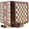 Image de Jeu d'échecs ECHECS BACKGAMMON 41CM NOYER - Manopoulos Jeu d'échecs - WI-STP36E