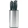 Image de Laguiole Cuisson - Bloc De 5 Couteaux En Acier Noir - "lumin"