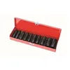 Image de Ribitech   Lot De 10 Douilles Hexagonales 6 Pans 1/2’’   Acier Chrome Vanadium   Longueur 78 Mm   Dureté Hrc 42-48   Tailles 11 À 24 Mm