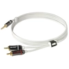 Image de Real Cable iPLUG-J35M2M câble audio 1,5 m 3,5mm 2 x RCA Blanc - Neuf