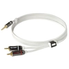Image de Real Cable 2x RCA - 3.5mm, 3m câble audio 3,5mm 2 x RCA Blanc - Neuf