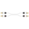 Image de Real Cable 2x RCA-2x RCA, 2m câble audio 2 x RCA Blanc - Neuf