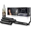 Image de Coffret Fer à boucler Demeliss Waves SA-2002 Noir avec Spray Deep Waves 150 ml - Neuf