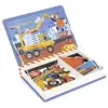 Image de Magnéti'Book Thème Construction : Jouet Éducatif avec Véhicules de Chantier - Neuf