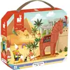Image de Janod Puzzle - Puzzle panoramique Cheval de Troie - 100 pièces - Jouets éducatifs