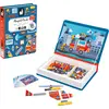 Image de Janod livre magnétique pompiers - Jouets éducatifs avec aimants pour enfants