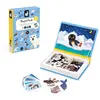 Image de Janod Magnetibook - Jouets éducatifs Livre magnétique Animaux arctiques Jouets créatifs