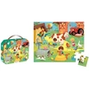Image de Janod - Puzzle - Une journée à la ferme - 24 pièces ( LKJ2603)