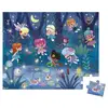 Image de Puzzle Enchanté : Fées et Nénuphars - 36 Pièces en Carton Écologique - Neuf