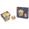 Image de Janod Puzzle à blocs - Animaux de la jungle - 9 blocs en carton - Jouets éducatifs