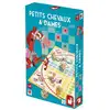 Image de Jeu classique 2-en-1 Janod Petits Chevaux et Dames en bois et carton multicolore - Neuf